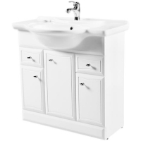 Тумба под раковину AM.PM Bourgeois 85 Белая, купить, цена, заказать, магазин, доставка, скидка, промокод, купить, цена, заказать, магазин, доставка, скидка, промокод