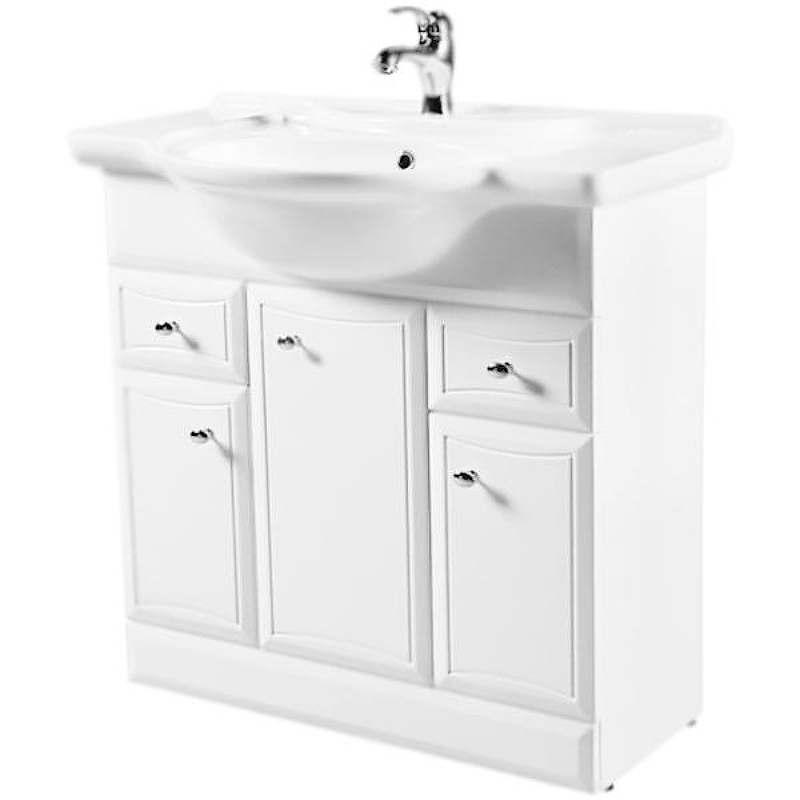 Тумба под раковину AM.PM Bourgeois 85 Белая, купить, цена, заказать, магазин, доставка, скидка, промокод, купить, цена, заказать, магазин, доставка, скидка, промокод