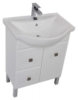 Тумба под раковину Aquanet Стайл 75 181499 Белая, купить, цена, заказать, магазин, доставка, скидка, промокод, купить, цена, заказать, магазин, доставка, скидка, промокод