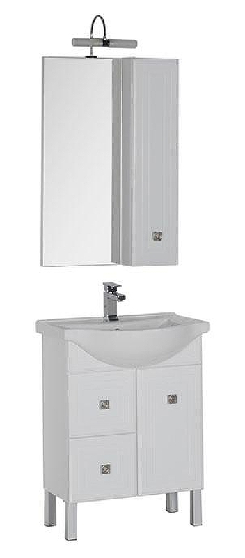 Тумба под раковину Aquanet Стайл 75 181499 Белая, купить, цена, заказать, магазин, доставка, скидка, промокод, купить, цена, заказать, магазин, доставка, скидка, промокод