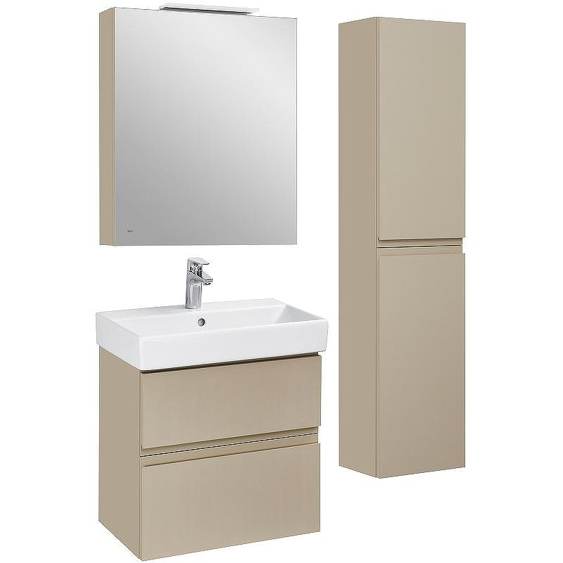 Зеркальный шкаф Roca Oleta 60 L A857645515 с подсветкой Капучино, купить, цена, заказать, магазин, доставка, скидка, промокод, купить, цена, заказать, магазин, доставка, скидка, промокод