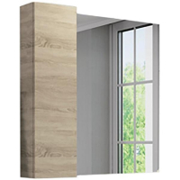 Зеркало со шкафом Comforty Тромсе 80 00004142222 Дуб сонома, купить, цена, заказать, магазин, доставка, скидка, промокод, купить, цена, заказать, магазин, доставка, скидка, промокод