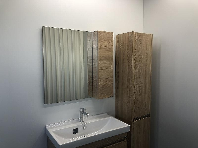 Зеркало со шкафом Comforty Тромсе 80 00004142222 Дуб сонома, купить, цена, заказать, магазин, доставка, скидка, промокод, купить, цена, заказать, магазин, доставка, скидка, промокод