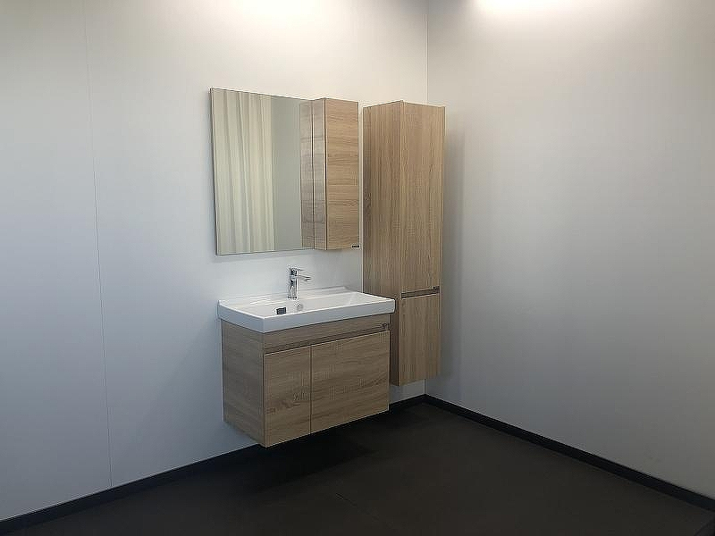 Зеркало со шкафом Comforty Тромсе 80 00004142222 Дуб сонома, купить, цена, заказать, магазин, доставка, скидка, промокод, купить, цена, заказать, магазин, доставка, скидка, промокод