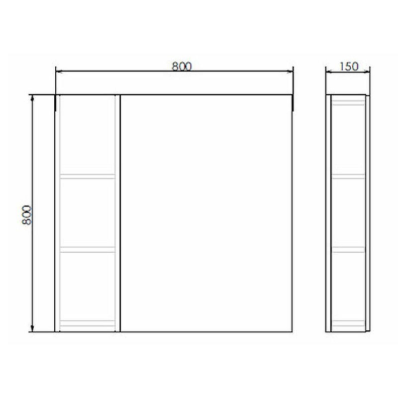 Зеркало со шкафом Comforty Тромсе 80 00004142222 Дуб сонома, купить, цена, заказать, магазин, доставка, скидка, промокод, купить, цена, заказать, магазин, доставка, скидка, промокод