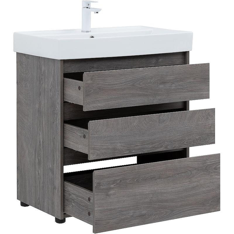 Тумба под раковину Aquanet Nova Lite 75 302473 Дуб рошелье, купить, цена, заказать, магазин, доставка, скидка, промокод, купить, цена, заказать, магазин, доставка, скидка, промокод