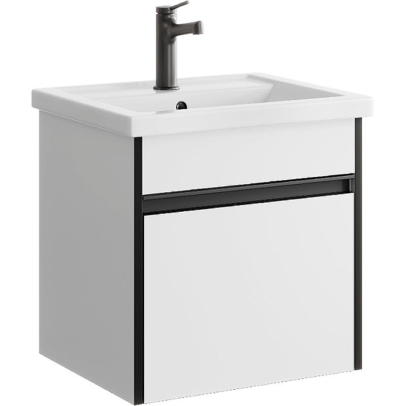 Тумба под раковину Aqwella Urban 50 URB0105W подвесная Белая, купить, цена, заказать, магазин, доставка, скидка, промокод, купить, цена, заказать, магазин, доставка, скидка, промокод