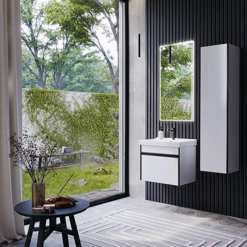 Тумба под раковину Aqwella Urban 50 URB0105W подвесная Белая, купить, цена, заказать, магазин, доставка, скидка, промокод, купить, цена, заказать, магазин, доставка, скидка, промокод