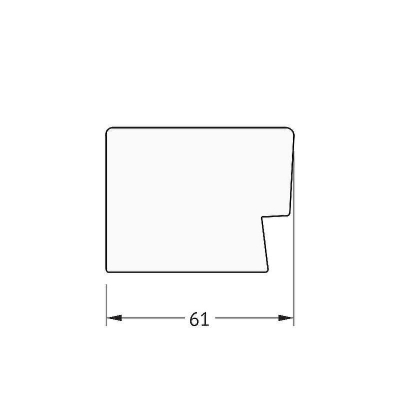 Зеркало Evoform Exclusive 51х41 BY 1361 с фацетом в багетной раме - Алюминий 61