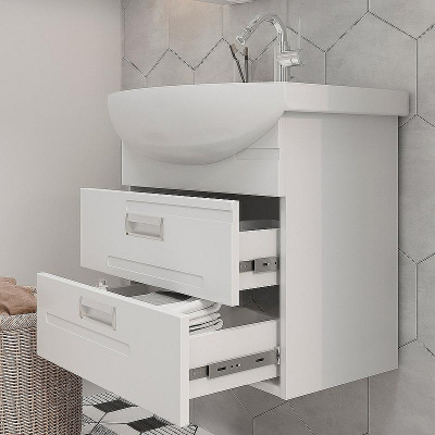 Тумба под раковину Volna Joli 70.2Y tpJOLI70.2Y-01 подвесная Белая