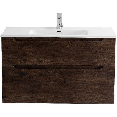 Тумба под раковину BelBagno Etna-H60 100 ETNA-H60-1000-2C-SO-RW-P подвесная Rovere Moro