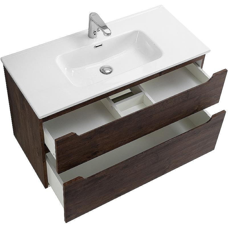 Тумба под раковину BelBagno Etna-H60 100 ETNA-H60-1000-2C-SO-RW-P подвесная Rovere Moro, купить, цена, заказать, магазин, доставка, скидка, промокод, купить, цена, заказать, магазин, доставка, скидка, промокод