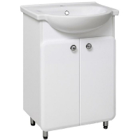 Тумба под раковину Runo Капри 55 УТ000003778 Белая, купить, цена, заказать, магазин, доставка, скидка, промокод, купить, цена, заказать, магазин, доставка, скидка, промокод