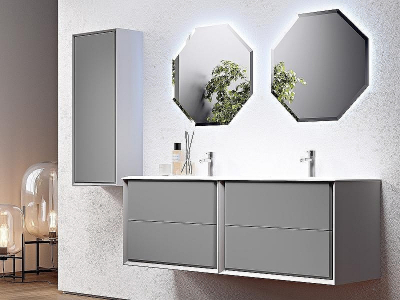 Зеркало Cezares 60 45078 с подсветкой многоугольное