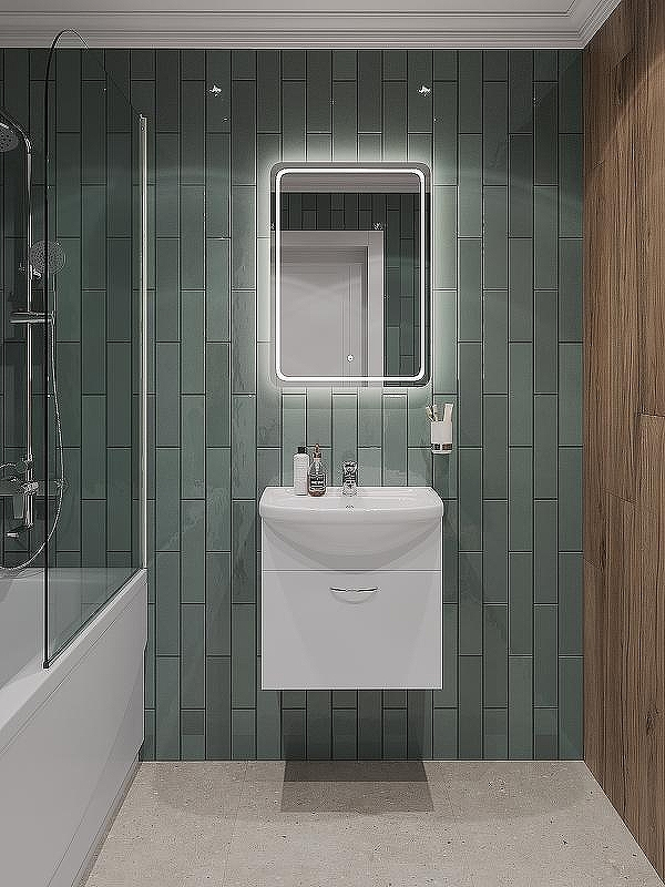 Тумба с раковиной Orange Лайт 50 LRA-50TUW+RA подвесная Белый глянец, купить, цена, заказать, магазин, доставка, скидка, промокод, купить, цена, заказать, магазин, доставка, скидка, промокод