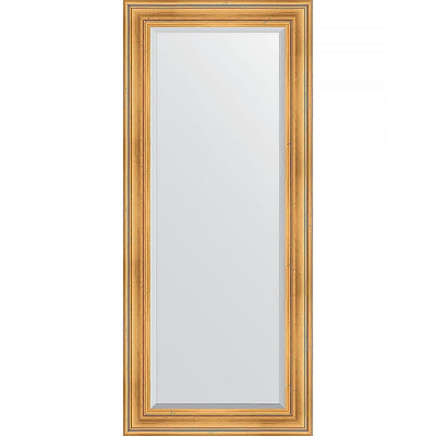 Зеркало Evoform Exclusive 159х69 BY 3574 с фацетом в багетной раме - Травленое золото 99