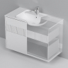 Тумба под раковину AM.PM Func 100 M8FFUX1002WM подвесная Белая матовая, купить, цена, заказать, магазин, доставка, скидка, промокод, купить, цена, заказать, магазин, доставка, скидка, промокод