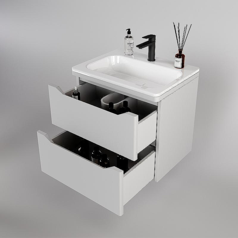 Тумба под раковину Style Line Марелла 70 Люкс Plus СС-00002407 подвесная Белый матовый антискрейтч, купить, цена, заказать, магазин, доставка, скидка, промокод, купить, цена, заказать, магазин, доставка, скидка, промокод