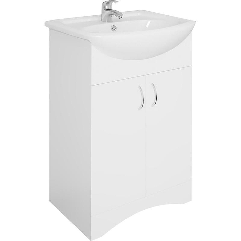 Тумба под раковину 1MarKa Уют 50Н Белая, купить, цена, заказать, магазин, доставка, скидка, промокод, купить, цена, заказать, магазин, доставка, скидка, промокод