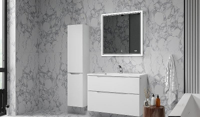 Шкаф пенал Raval Statik 33 Sta.04.150/P/W подвесной Белый