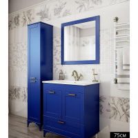 Зеркало Sanflor Ванесса 75 С000005879 Индиго, купить, цена, заказать, магазин, доставка, скидка, промокод, купить, цена, заказать, магазин, доставка, скидка, промокод