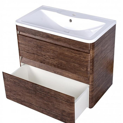 Тумба под раковину Style Line Атлантика Люкс Plus 60 СС-00002205 подвесная Старое дерево