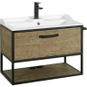 Тумба под раковину Aquaton Лофт Фабрик 80 1A242401LTDY0 подвесная Дуб кантри, купить, цена, заказать, магазин, доставка, скидка, промокод, купить, цена, заказать, магазин, доставка, скидка, промокод