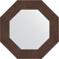 Зеркало Evoform Octagon 57х57 BY 3805 в багетной раме - Бронзовая лава 90, купить, цена, заказать, магазин, доставка, скидка, промокод, купить, цена, заказать, магазин, доставка, скидка, промокод