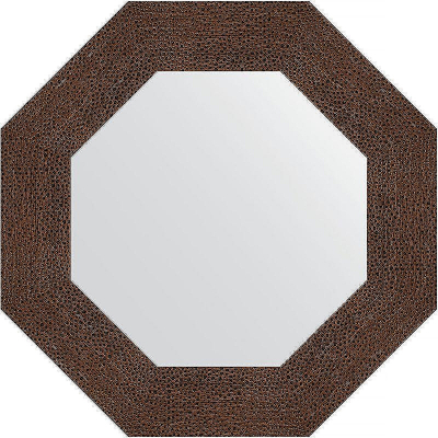 Зеркало Evoform Octagon 57х57 BY 3805 в багетной раме - Бронзовая лава 90