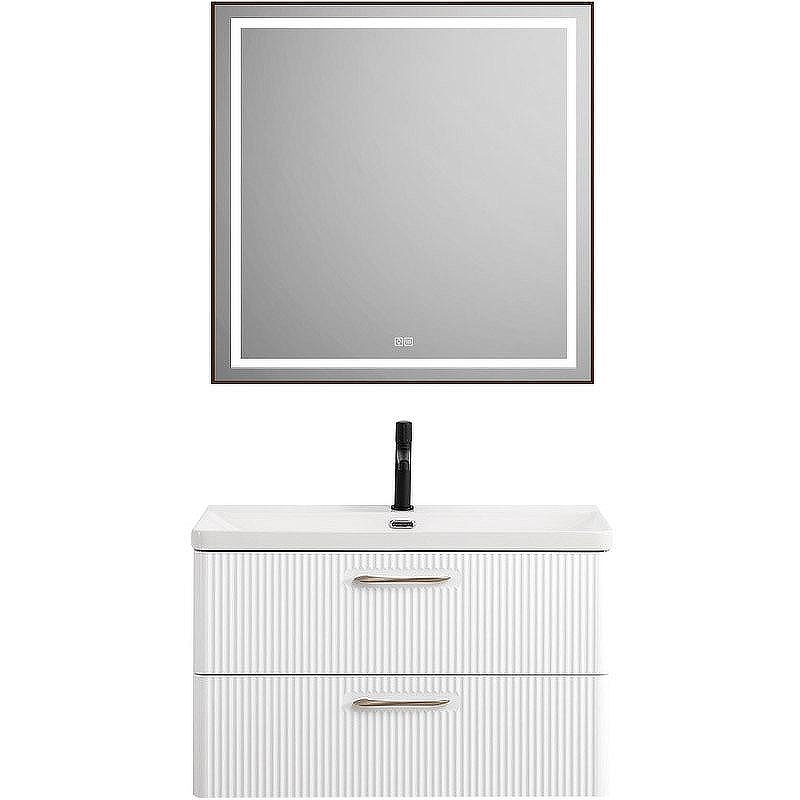 Тумба под раковину BelBagno Due 80 DUE-800-2C-SO-BL-P подвесная Bianco Lucido, купить, цена, заказать, магазин, доставка, скидка, промокод, купить, цена, заказать, магазин, доставка, скидка, промокод