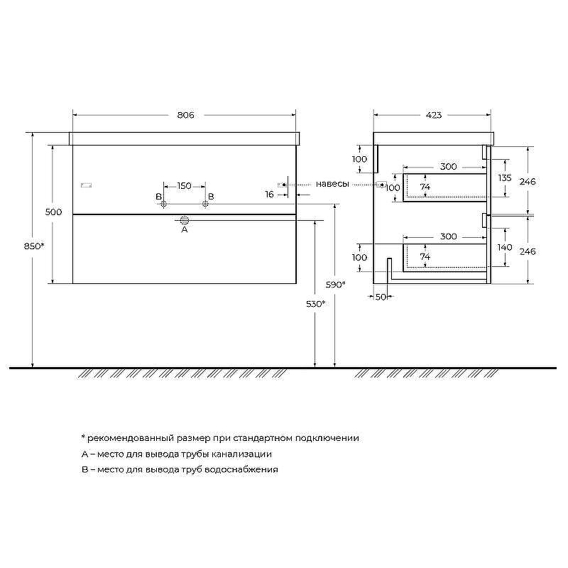 Тумба под раковину BelBagno Due 80 DUE-800-2C-SO-BL-P подвесная Bianco Lucido, купить, цена, заказать, магазин, доставка, скидка, промокод, купить, цена, заказать, магазин, доставка, скидка, промокод