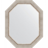 Зеркало Evoform Octagon 76x96 BY 7168 в багетной раме - Римское серебро 88, купить, цена, заказать, магазин, доставка, скидка, промокод, купить, цена, заказать, магазин, доставка, скидка, промокод
