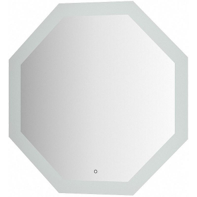 Зеркало Evoform Ledshine 100x100 BY 2607 с подсветкой 32 W - сенсорный выключатель - нейтральный белый свет