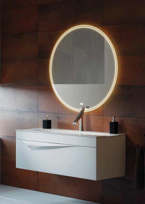 Зеркало Clarberg Circle 100 CIR0210 с подсветкой и подогревом с сенсорным выключателем