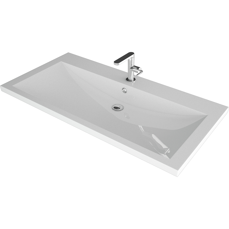 Тумба с раковиной Misty Софт 90 УТ000015031 Белая глянцевая, купить, цена, заказать, магазин, доставка, скидка, промокод, купить, цена, заказать, магазин, доставка, скидка, промокод