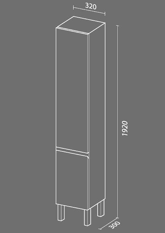 Шкаф пенал SanVit Авеню-3 32 pavenu3 в цвете Ral с бельевой корзиной Шоколад, купить, цена, заказать, магазин, доставка, скидка, промокод, купить, цена, заказать, магазин, доставка, скидка, промокод