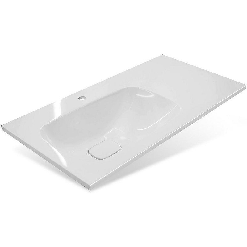 Тумба с раковиной Brevita Lumus 90 L УТ000025489 Серая матовая Дуб Галифакс олово, купить, цена, заказать, магазин, доставка, скидка, промокод, купить, цена, заказать, магазин, доставка, скидка, промокод