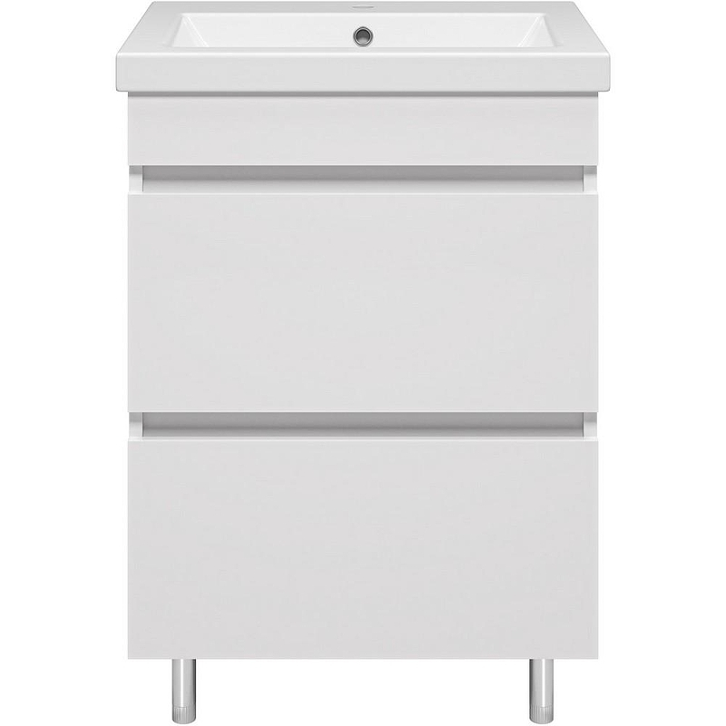 Тумба с раковиной Misty Енисей 60 УТ000009442 Белая, купить, цена, заказать, магазин, доставка, скидка, промокод, купить, цена, заказать, магазин, доставка, скидка, промокод