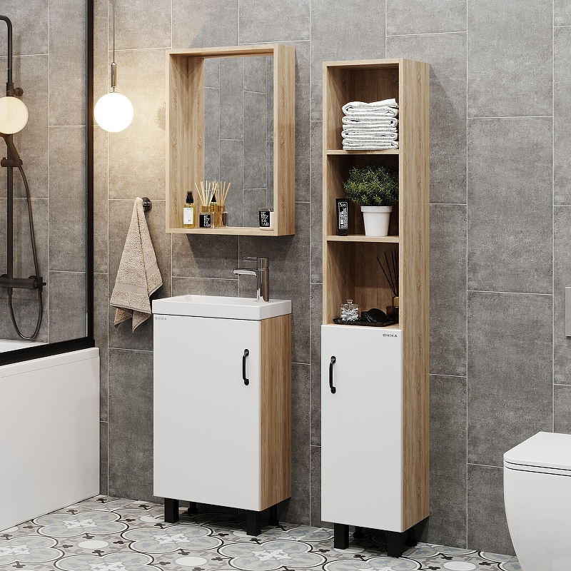 Зеркало Onika Тимбер 48 204803 цвет Дуб сонома, купить, цена, заказать, магазин, доставка, скидка, промокод, купить, цена, заказать, магазин, доставка, скидка, промокод