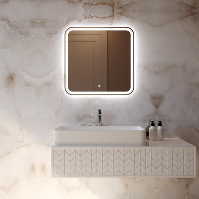 Зеркало Mixline Стив-Лайт 70 555671 с подсветкой с сенсорным выключателем