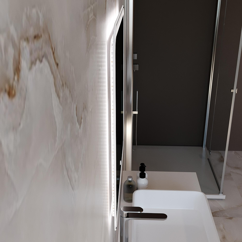 Зеркало Mixline Стив-Лайт 70 555671 с подсветкой с сенсорным выключателем, купить, цена, заказать, магазин, доставка, скидка, промокод, купить, цена, заказать, магазин, доставка, скидка, промокод