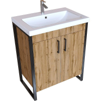 Тумба под раковину 1MarKa Grunge Loft 70Н Ц0000008499 Дуб вотан, купить, цена, заказать, магазин, доставка, скидка, промокод, купить, цена, заказать, магазин, доставка, скидка, промокод