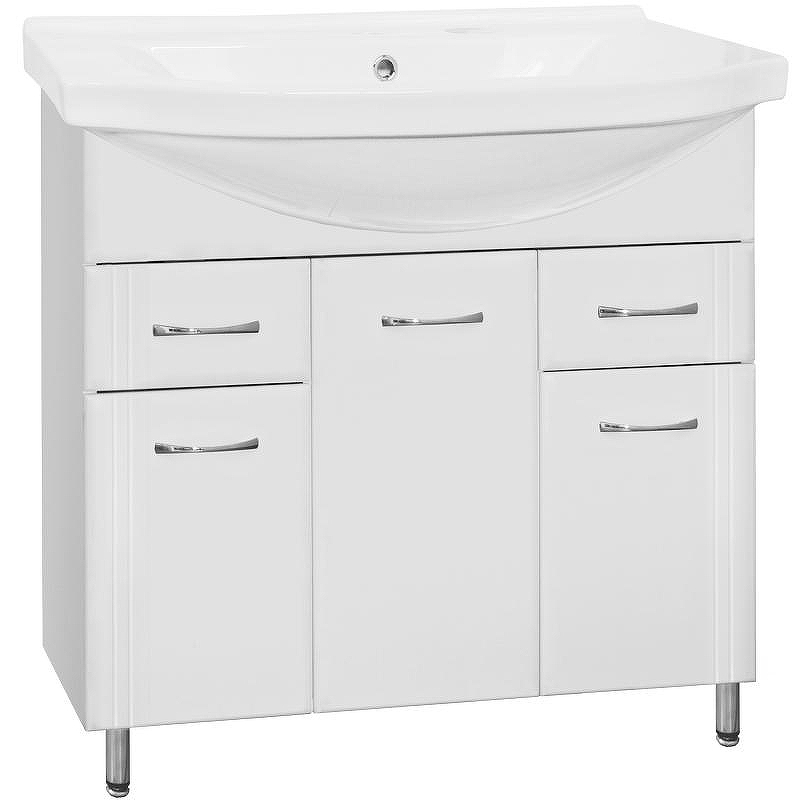 Тумба под раковину Style Line Эко Стандарт 26 Эльбрус 90 Белый глянец, купить, цена, заказать, магазин, доставка, скидка, промокод, купить, цена, заказать, магазин, доставка, скидка, промокод