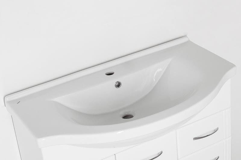 Тумба под раковину Style Line Эко Стандарт 26 Эльбрус 90 Белый глянец, купить, цена, заказать, магазин, доставка, скидка, промокод, купить, цена, заказать, магазин, доставка, скидка, промокод