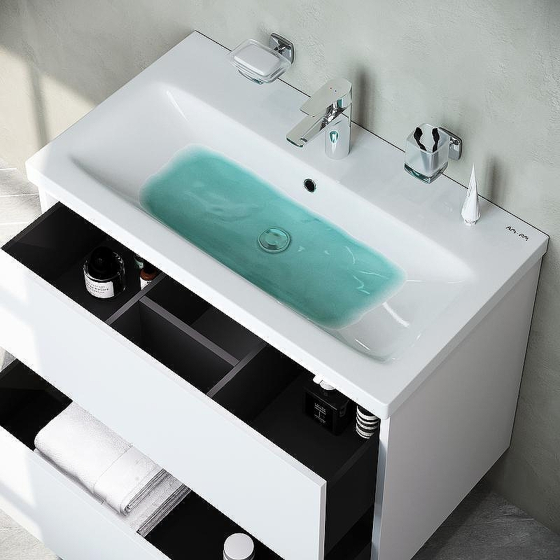 Тумба под раковину AM.PM Gem 75 2 M90FHX07522WG подвесная Белая, купить, цена, заказать, магазин, доставка, скидка, промокод, купить, цена, заказать, магазин, доставка, скидка, промокод