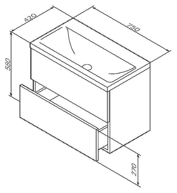 Тумба под раковину AM.PM Gem 75 2 M90FHX07522WG подвесная Белая, купить, цена, заказать, магазин, доставка, скидка, промокод, купить, цена, заказать, магазин, доставка, скидка, промокод