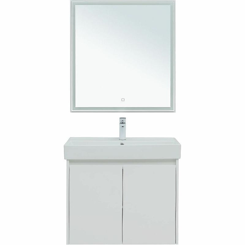 Комплект мебели для ванной Aquanet Nova Lite 75 302535 подвесной Белый глянец, купить, цена, заказать, магазин, доставка, скидка, промокод, купить, цена, заказать, магазин, доставка, скидка, промокод