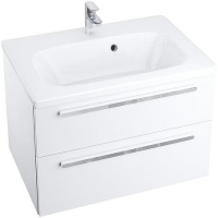 Тумба под раковину Ravak SD Chrome II 70 X000000920 подвесная Белая глянцевая, купить, цена, заказать, магазин, доставка, скидка, промокод, купить, цена, заказать, магазин, доставка, скидка, промокод