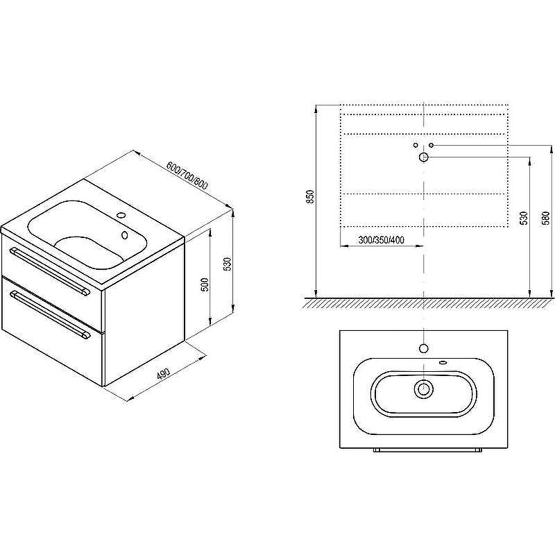 Тумба под раковину Ravak SD Chrome II 70 X000000920 подвесная Белая глянцевая, купить, цена, заказать, магазин, доставка, скидка, промокод, купить, цена, заказать, магазин, доставка, скидка, промокод