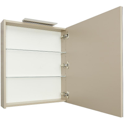 Зеркальный шкаф Roca Oleta 60 R A857646515 с подсветкой Капучино